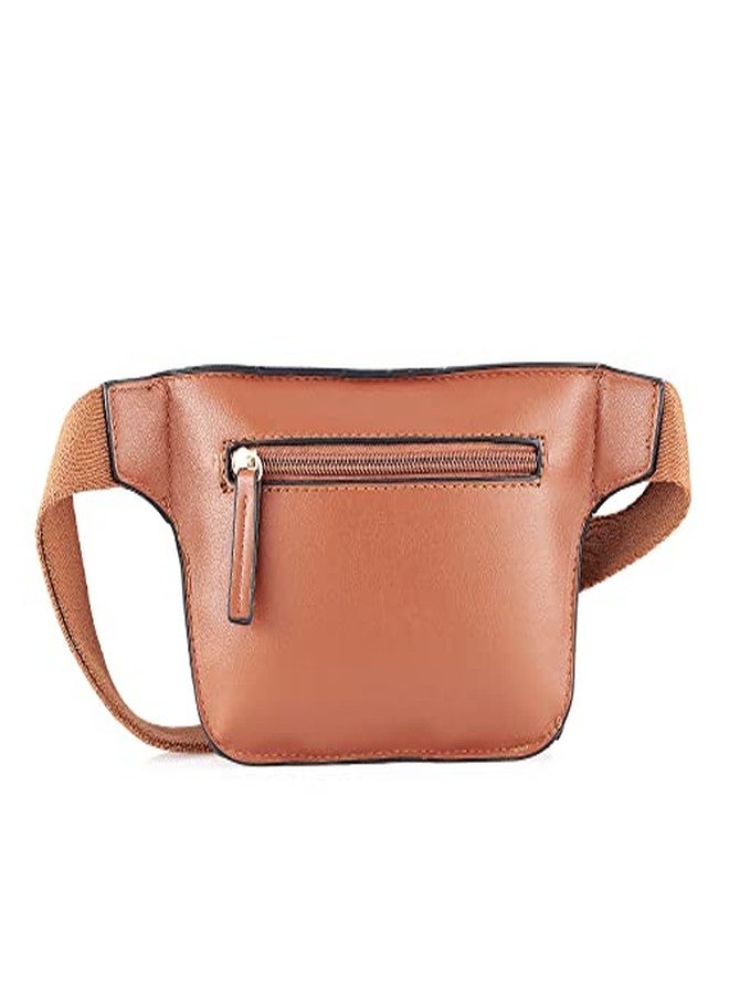 Fastrack Structured Brown Waist Bag For Women - Image 2